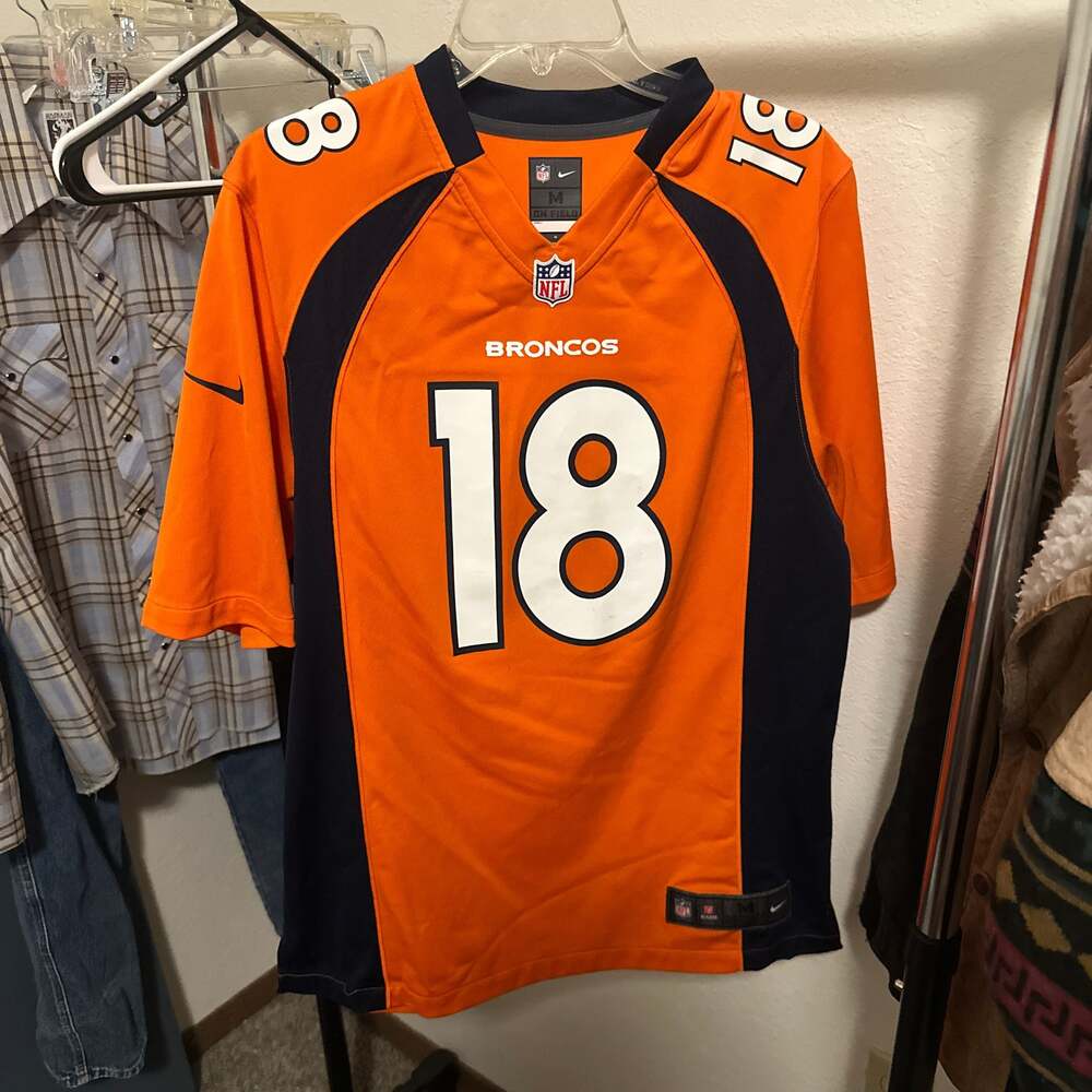 Nike On-Field Denver Broncos Peyton Manning #18 Jersey Men's Size Medium
